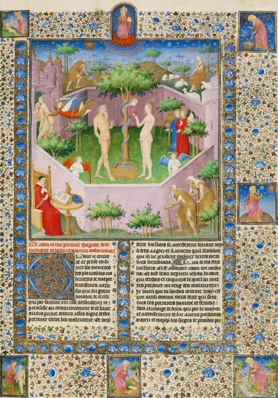 La historia de Adán y Eva de Boucicaut Master